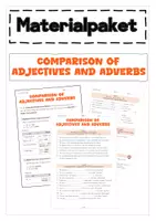 Vorschau - Arbeitsblätter - Materialpaket: Comparison of Adjectives and Adverbs - Deckblatt