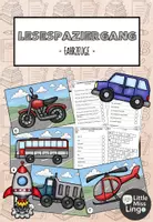 Vorschau - Arbeitsblätter - Lesespaziergang Klasse 1 + 2 – Fahrzeuge (Lesetraining) - Deckblatt