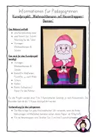 Vorschau - Stundenentwürfe - Kunst WEIHNACHTEN: Weihnachtsmann mit Hexentreppen-Beinen - Seite 2
