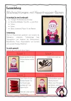 Vorschau - Stundenentwürfe - Kunst WEIHNACHTEN: Weihnachtsmann mit Hexentreppen-Beinen - Seite 3