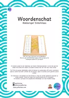 Voorbeeld - Juf Larissa - Rekkerspel Sinterklaas - Voorblad