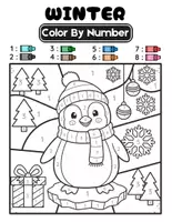 Vorschau - Arbeitsblätter - WINTER Color by Number: 6 Fun ESL Vocabulary Coloring Pages - Seite 1