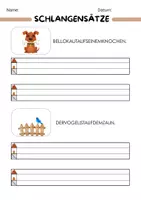 Vorschau - Arbeitsblätter - Schlangensätzepdf - Seite 2