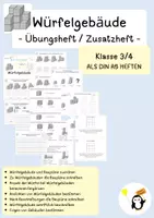 Vorschau - Arbeitsblätter - Übungsheft / Zusatzheft Würfelgebäude - Deckblatt