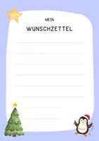 Vorschau - Stationenlernen - Wunschzettel Weihnachten. Kreatives Schreiben, Schreibanlass, schreiben, Deutsch. Wunschliste - Seite 1