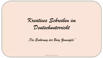 Vorschau - Arbeitsblätter - Kreatives Schreiben im Deutschunterricht - Seite 1