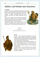 Vorschau - Arbeitsblätter - Götter und Helden der Griechen / Griechische Mythologie - Seite 2