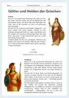 Vorschau - Arbeitsblätter - Götter und Helden der Griechen / Griechische Mythologie - Seite 3