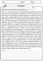 Vorschau - Arbeitsblätter - Physicist Jobs Englisch Leseverstehen mit Richtig-Falsch-, Multiple-Choice- und Offenen Fragen (Englisch Arbeitsblatt) - Seite 1