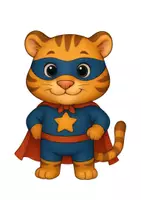 Vorschau - Anderer Materialtyp - Tigerklasse Geburtstagskalender im Superheldenstil - Seite 2