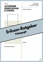 Vorschau - Arbeitsblätter - Pädagogischer Ratgeber zu Erik H. Eriksons Phasenmodell - Deckblatt