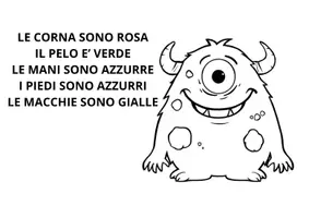 anteprima - Altro tipo di materiale - PRIME LETTURE. COLORA I MOSTRI COME INDICATO. - Pagina 2
