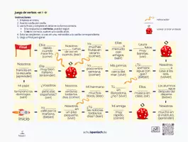 Vorschau - Spiele - Spanisch Würfelspiel – regelmäßige -er/-ir Verben (A1–A2) | Differenziert + Online-Extras - Seite 1