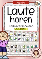Vorschau - Unterrichtsreihen - Buchstabenweg GRUNDSCHRIFT - Laute hören und unterscheiden - Deckblatt