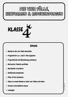 Vorschau - Arbeitsblätter - Deutsch sicher beherrschen: Fälle, Zeiten & Redewendungen Klasse 4 - Deckblatt