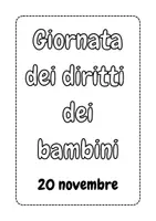 anteprima - Esercizi - Schede sulla Giornata dei Diritti dei Bambini - Pagina 1