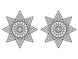 Vorschau - Arbeitsblätter - MANDALA "STERN" in 3 verschiedenen Größen (Weihnachten, Nacht) - Seite 3