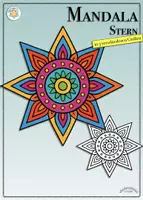 Vorschau - Arbeitsblätter - MANDALA "STERN" in 3 verschiedenen Größen (Weihnachten, Nacht) - Deckblatt