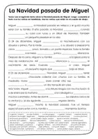 Vorschau - Arbeitsblätter - La Navidad en España (Lückentext). Übung zum Indefinido - Seite 1