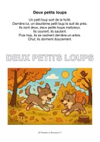 Aperçu - Apprentissages en autonomie - Deux Petits Loups – Comptine et jeu de doigts pour enfants 🐺🐺 - Page de couverture