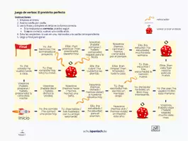 Vorschau - Arbeitsblätter - Materialpaket "Pretérito Perfecto" – Einführung, Lernvideo, Übungen & Würfelspiel I 3fach differenziert - Seite 1