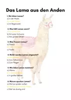 Vorschau - Arbeitsblätter - Lama Text und Multiple Choice - Seite 3