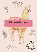 Vorschau - Arbeitsblätter - Lama Körperteile - Deckblatt