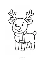 Vorschau - Mal- und Bastelvorlagen - Winter - Rentiere zum Ausmalen und Basteln - Weihnachten - editierbar - Seite 2