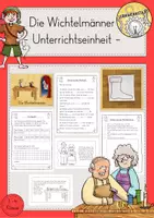 Vorschau - Stundenentwürfe - Die Wichtelmänner Unterrichtseinheit Märchen Werkstatt Klasse 3/4 - Deckblatt