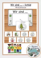 Vorschau - Poster - "Wir sind - Schilder" (Ortsvisualisierung) -Wolfsklasse - Deckblatt