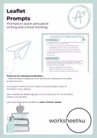 Vista previa - Hojas de trabajo - Leaflet Prompts - Portada