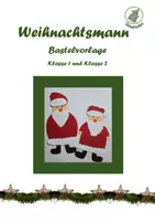 Vorschau - Mal- und Bastelvorlagen - Weihnachtsmann Bastelvorlage - Deckblatt