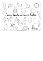 Vorschau - Fördermaterial/Inklusion - Viele Worte - Kurze Sätze (strukturiertes Abschreiben) - Seite 2