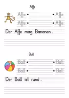 Vorschau - Fördermaterial/Inklusion - Viele Worte - Kurze Sätze (strukturiertes Abschreiben) - Seite 3