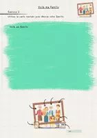 Vorschau - Arbeitsblätter - Deckblatt - Ma famille - Seite 2