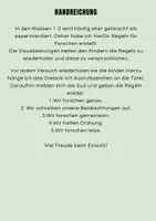 Vorschau - Fördermaterial/Inklusion - Forscherregeln Tafelmaterial - Seite 1