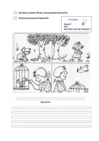 Vorschau - Arbeitsblätter - Bildergeschichten (Texte verfassen) - Deckblatt