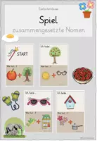 Vorschau - Spiele - Zusammengesetzte Nomen - Spiel (Ich habe... Wer hat...?) - Deckblatt