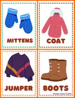 Aperçu - Feuilles d'exercices - Winter Homework Packet for Kindergarten - Page 2