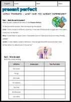 Vorschau - Arbeitsblätter - Present perfect - exercises (English) - Seite 3