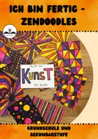 Vorschau - Mal- und Bastelvorlagen - Ich bin fertig, was kann ich tun? Zendoodles! - Deckblatt