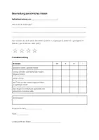 Vorschau - Arbeitsblätter - Beurteilung persönliches Kissen - textiles Gestalten - Deckblatt