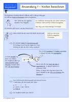 Vorschau - Arbeitsblätter - Anwendung und Aufgaben der allgemeinen Form linearer Funktionen - Deckblatt