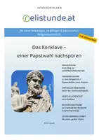 Vorschau - Stundenentwürfe - Das Konklave - einer Papstwahl nachspüren - katholische Religion (7./8. Schulstufe) - Deckblatt