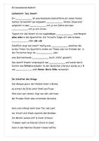 Vorschau - Arbeitsblätter - Das Sonett Aufbau Aufgaben Lösung - Seite 2