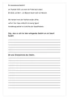 Vorschau - Arbeitsblätter - Das Sonett Aufbau Aufgaben Lösung - Seite 3