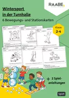 Vorschau - Stationenlernen - Wintersport in der Halle mit Stationskarten - Deckblatt