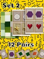 Προεπισκόπηση - Flashcards - Shapes Matching Game | 2 Sets | PDF Printables - Σελίδα 3