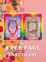 Aperçu - Cartes / Images - Shapes • 12 Printable Flashcards for Kids - Page 2