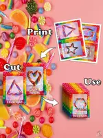 Aperçu - Cartes / Images - Shapes • 12 Printable Flashcards for Kids - Page 3
